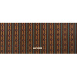 Arizona Brown, Turquoise and Red Diamond Bands Striped Cotton Twill