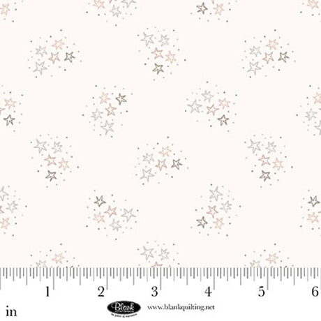 Cotton Print White Stars Sugar Dreams Fabric 44/45