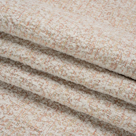 Crypton Blush Polyester Tweedy Upholstery Boucle