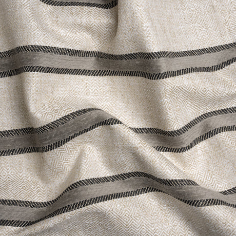 Crypton Meditae Chenille Striped Birdseye Upholstery Twill