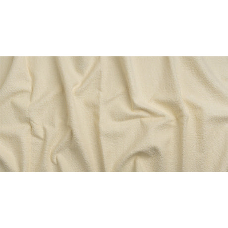 Crypton Custard Stain Resistant Plush Upholstery Boucle