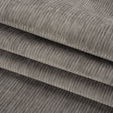 Crypton Pewter Stain Resistant Upholstery Corduroy