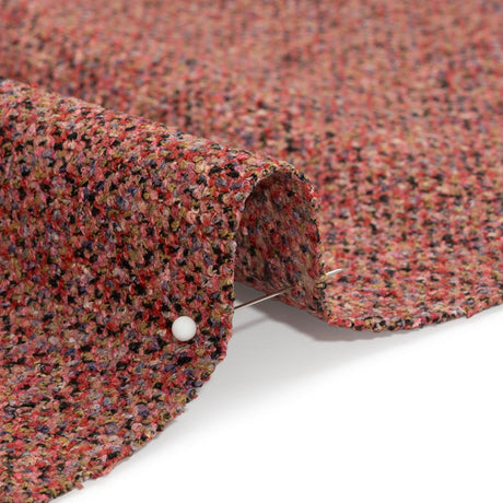 Crypton Berry Tweedy Stain Resistant Upholstery Boucle