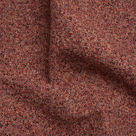 Crypton Berry Tweedy Stain Resistant Upholstery Boucle