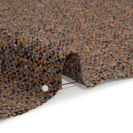 Crypton Cinnabar Tweedy Stain Resistant Upholstery Boucle