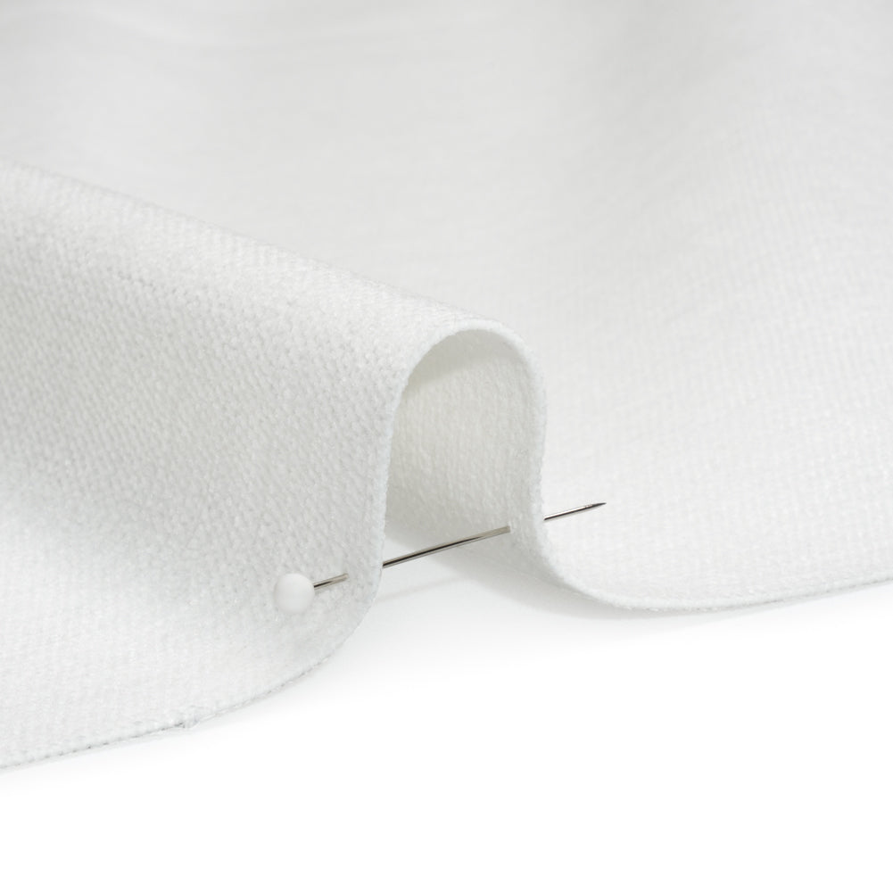 Crypton Snow Stain Resistant Performance Upholstery Chenille Woven