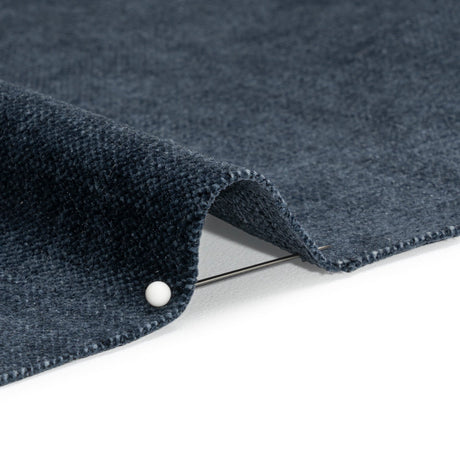 Crypton Indigo Stain Resistant Performance Upholstery Chenille Woven