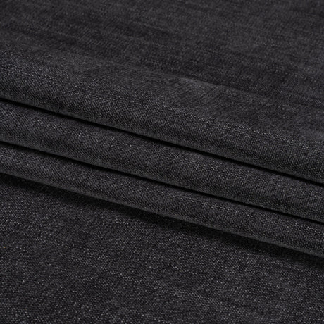 Crypton Ebony Stain Resistant Performance Upholstery Chenille Woven