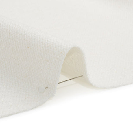 Crypton Marshmallow Stain Resistant Polyester and Linen Chenille Upholstery Woven
