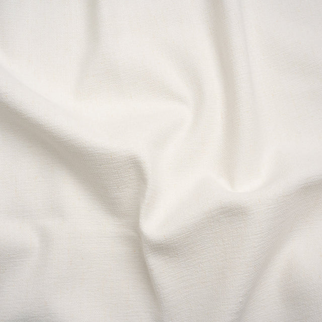Crypton Marshmallow Stain Resistant Polyester and Linen Chenille Upholstery Woven