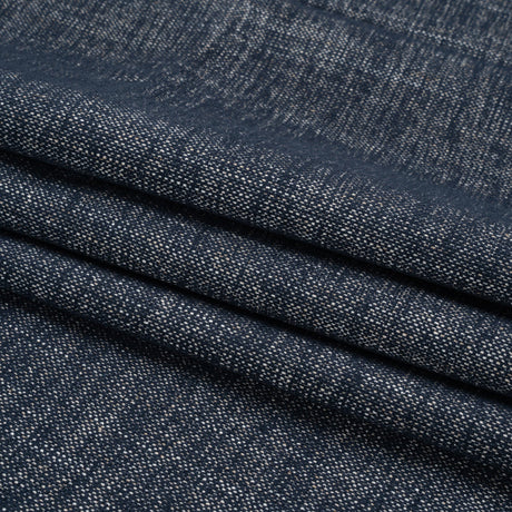 Crypton Indigo Stain Resistant Polyester and Linen Chenille Upholstery Woven