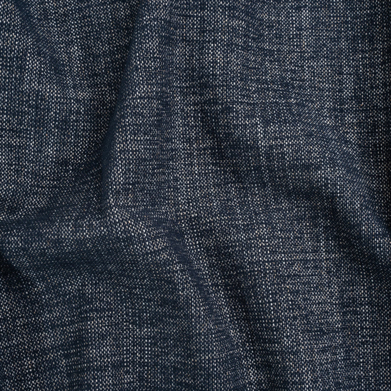 Crypton Indigo Stain Resistant Polyester and Linen Chenille Upholstery Woven
