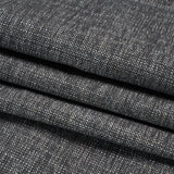 Crypton Charcoal Stain Resistant Polyester and Linen Chenille Upholstery Woven