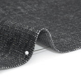 Crypton Charcoal Stain Resistant Polyester and Linen Chenille Upholstery Woven