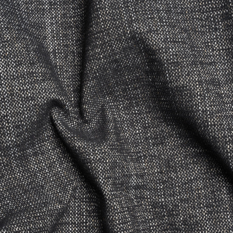 Crypton Charcoal Stain Resistant Polyester and Linen Chenille Upholstery Woven