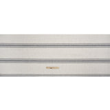 Crypton Indigo on White Striped Stain Resistant Polyester and Linen Chenille Upholstery Woven