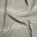 Crypton Stone Striped Stain Resistant Polyester and Linen Chenille Upholstery Woven