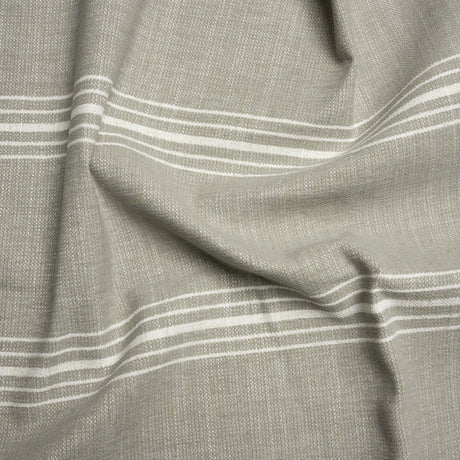Crypton Stone Striped Stain Resistant Polyester and Linen Chenille Upholstery Woven