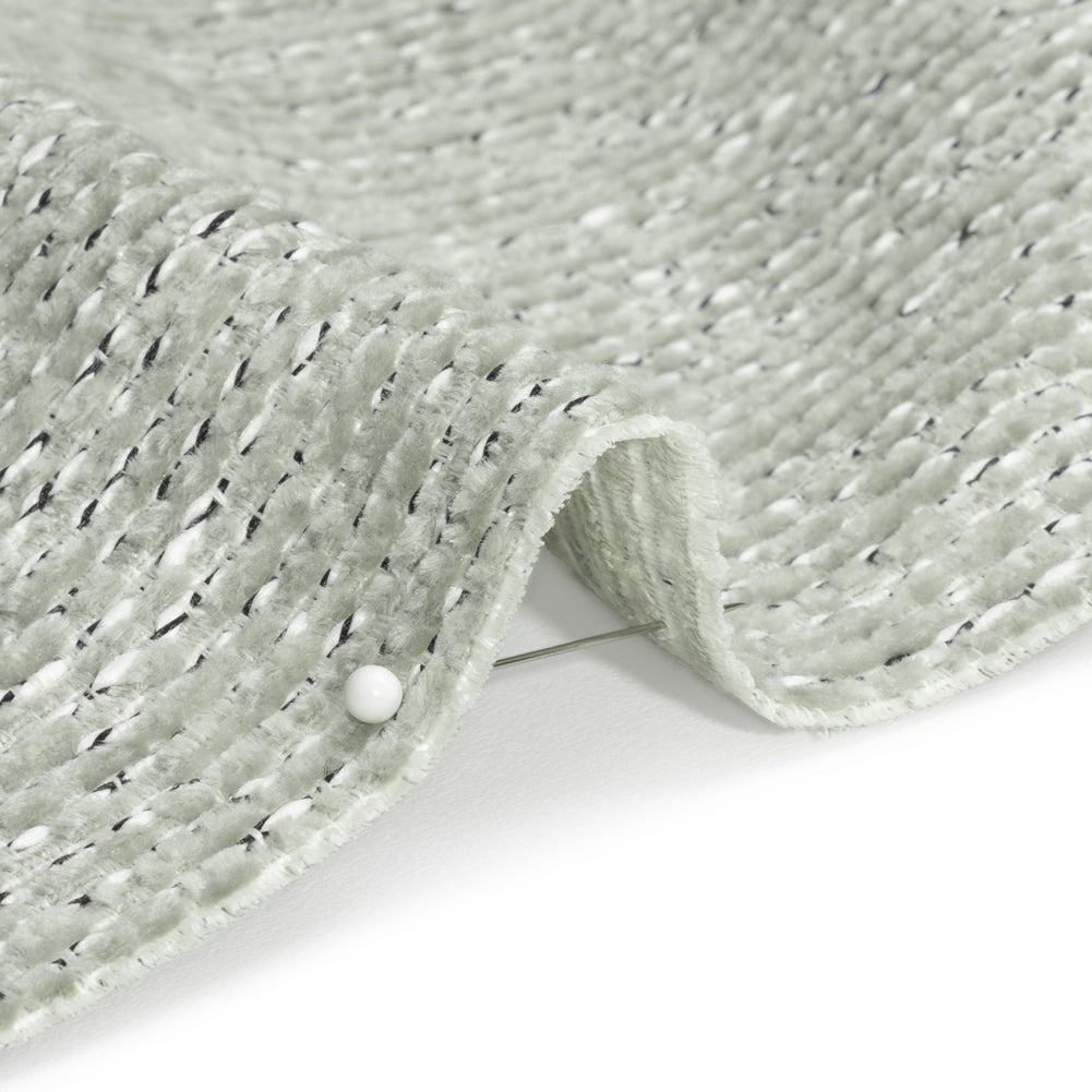 Crypton Mist Tweedy Stain Resistant Chenille Woven