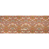 Red Strawberry Thief Printed Micro Chenille