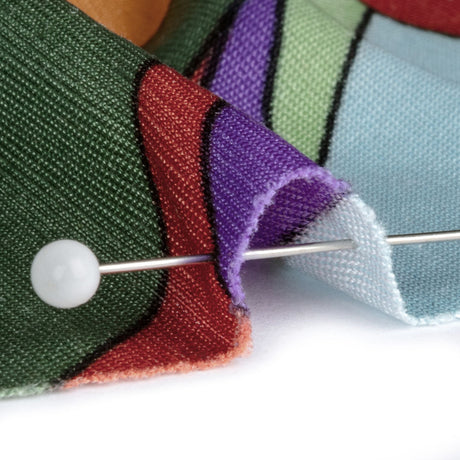 Aqua, Purple and Green Geometric Explosions Silk Jersey
