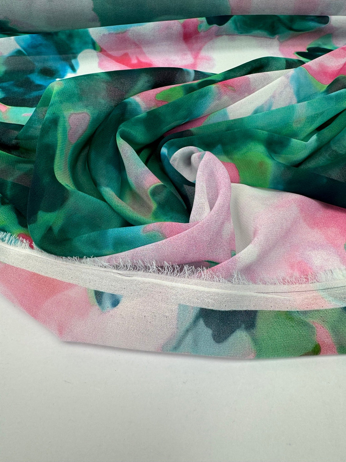 Polyester Chiffon Printed Green