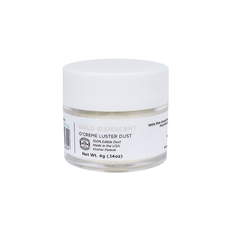 O'Creme Gold Iridescent Luster Dust, 4 gr.