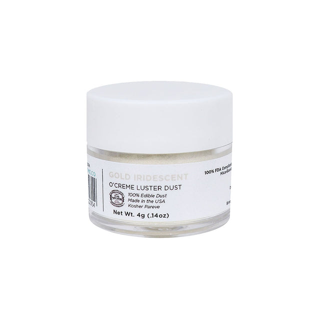 O'Creme Gold Iridescent Luster Dust, 4 gr.