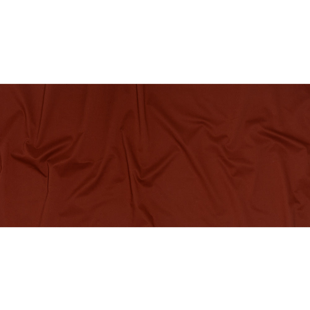 Carbon Brushed Stretch Khaki Twill - Dark Red - Averill Collection