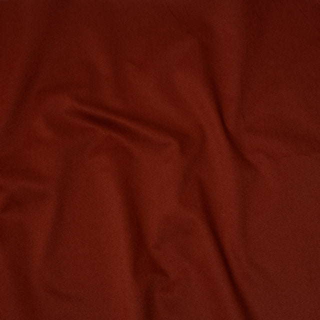 Carbon Brushed Stretch Khaki Twill - Dark Red - Averill Collection