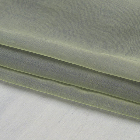 Chiffon-Like Silk Voile - Pale Yellow and Navy Iridescent - Adelaide Collection