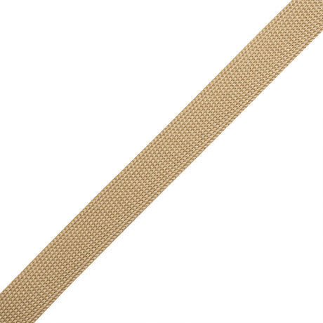 Khaki Polyester Knit Tape - 9mm