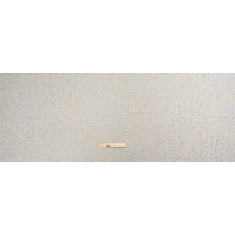 Luminous Baby Blue and Heathered Beige Winter Trees Lightweight Polyester and Linen Brocade