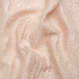 Luminous Pink and Heathered Beige Ripples Lightweight Polyester and Linen Brocade