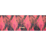 Metallic Gold, Hot Pink and Dark Teal Organic Abstractions Luxury Brocade