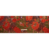 Metallic Burnt Orange, Lilac and Olive Floral Luxury Brocade
