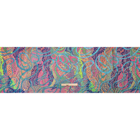 Metallic Blue, Pink and Green Organic Flow Luxury Brocade