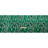 Metallic Kelly Green and Black Geometric Pathways Luxury Burnout Brocade