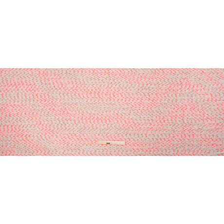 Chenille Woven with Sequins and Eyelash Fringe - White, Neon Pink and Metallic Gold