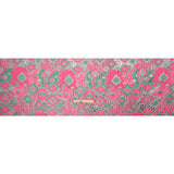 Metallic Silver, Hot Pink and Sea Green Diamond Skies Luxury Brocade