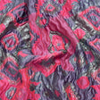 Metallic Silver, Hot Pink and Lavender Diamond Skies Luxury Brocade