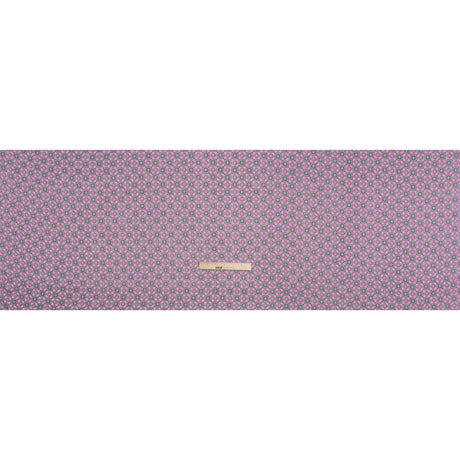 Rayon Batiste - Lavender and Gray Floral Charms