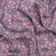 Rayon Batiste - Lavender and Gray Floral Charms