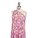 Stretch Rayon Jersey - Pink, Purple and Yellow Floral