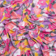 Stretch Rayon Jersey - Pink, Purple and Yellow Floral