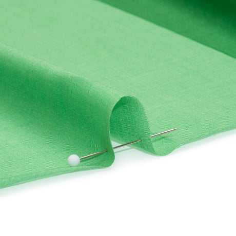 Rayon Batiste - Green Wide Stripes