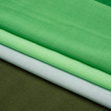 Rayon Batiste - Green Wide Stripes