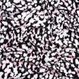 Stretch Rayon Jersey - Black, Pink and White Abstract Spots