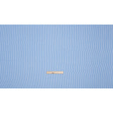 Cotton and Rayon Shirting - Blue and White Candy Stripes
