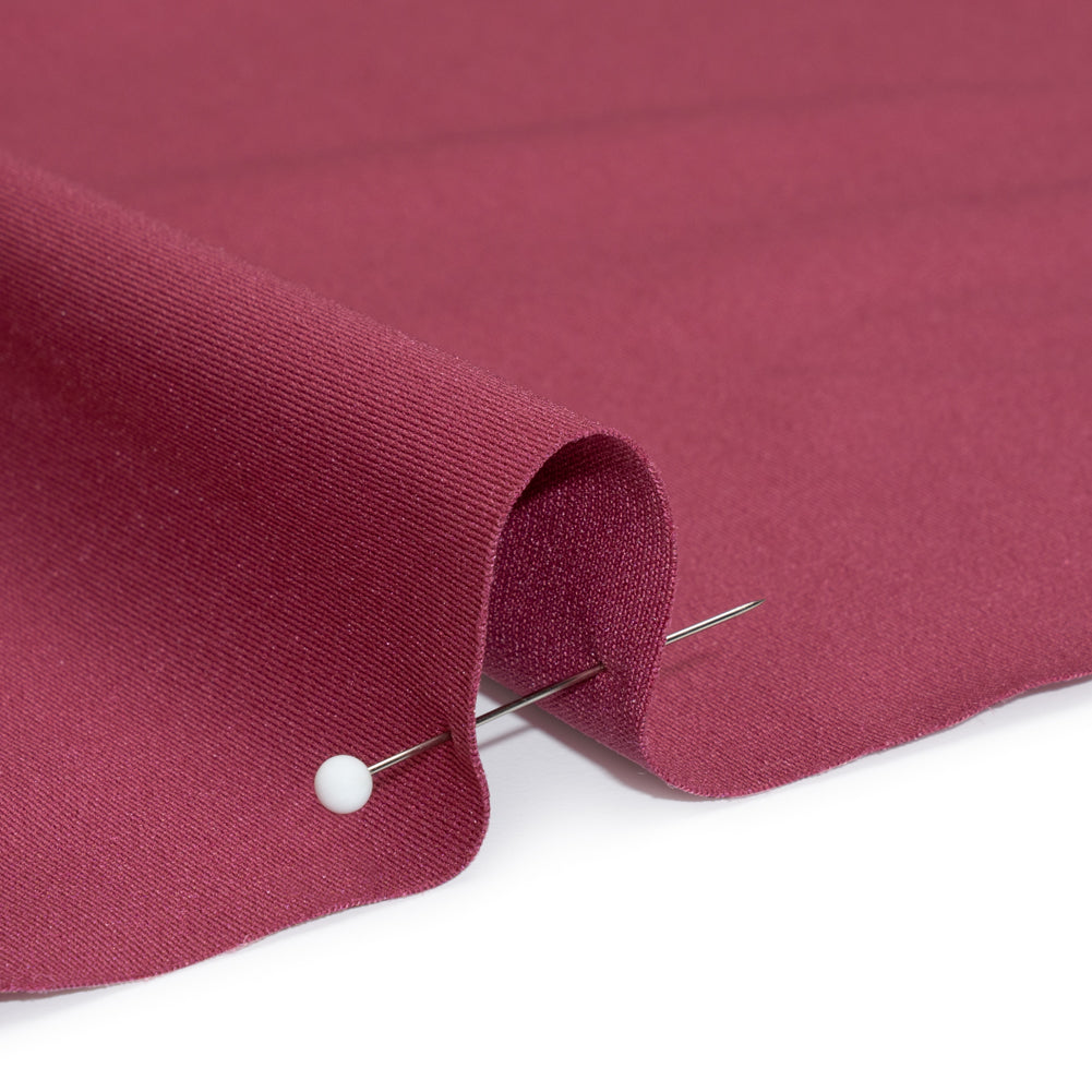 Polyester Interlock Knit - Mulberry